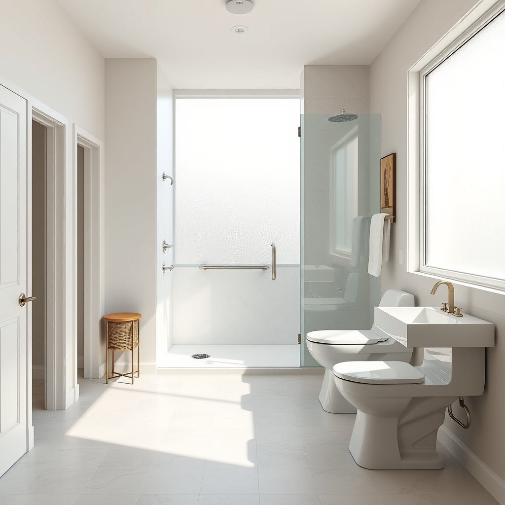 aging in place bathroom remodel - Illustration 1